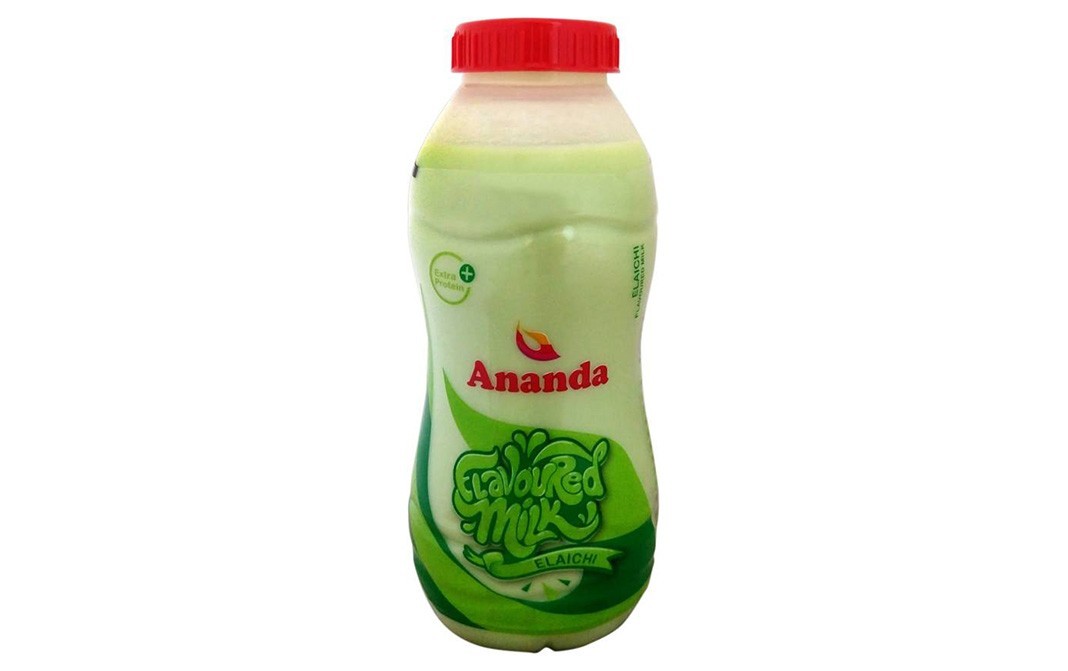 Ananda Flavoured Milk Elaichi    Bottle  180 millilitre
